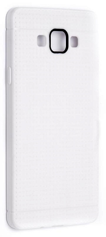 Чехол силиконовый для Samsung Galaxy A7 Fascination Case (Белый матовый)