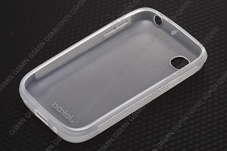 Чехол силиконовый для LG L40 D170 TPU Jekod (Белый)