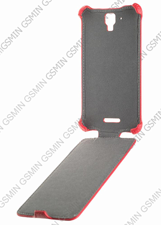 Кожаный чехол для Lenovo S8 Armor Case (Красный)