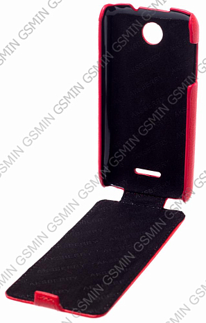 ������� ����� ��� Lenovo A376 Aksberry Protective Flip Case (�������)