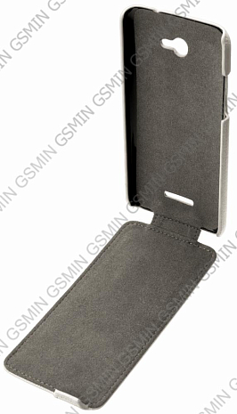 Кожаный чехол для HTC J Butterfly / X920e Art Case (Белый)