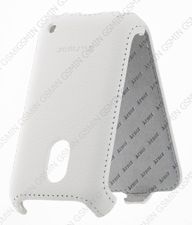 Кожаный чехол для Nokia Lumia 620 Armor Case (Белый)