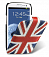    Samsung Galaxy S3 (i9300) Melkco Premium Leather Case - Craft Edition Jacka Type - The Nations Britain