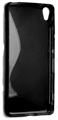 Чехол силиконовый для Sony Xperia XA S-Line TPU (Черный)
