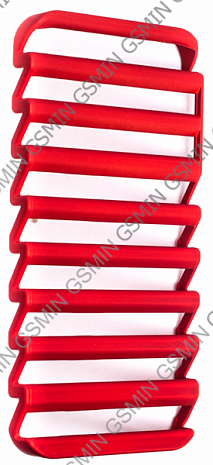 Чехол-накладка для Apple iPhone 5/5S/SE Лесенка (Красный)