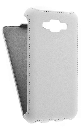 Кожаный чехол для Samsung Galaxy E7 Armor Case (White)