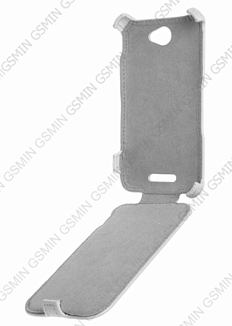 Кожаный чехол для Sony Xperia E4 Armor Case (Белый)