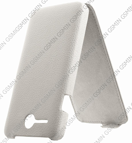 Кожаный чехол для Lenovo A680 Art Case (Белый)