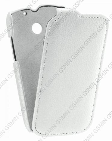 Кожаный чехол для Huawei U8650 Sonic Art Case (Белый)