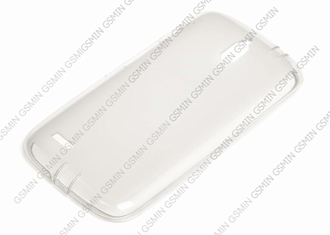 Чехол силиконовый для Huawei Ascend G610 TPU Прозрачно-Матовый (Прозрачный)