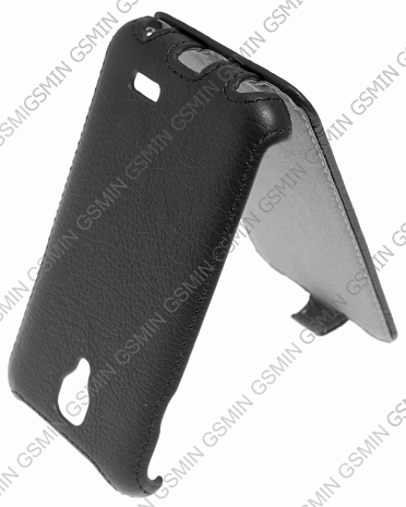 Кожаный чехол для LG F70 D315K Armor Case (Чёрный)