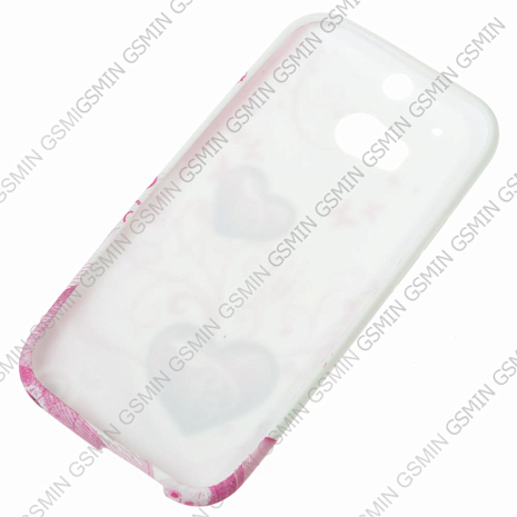 Чехол силиконовый для HTC One 2 M8 с Рисунком N5