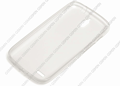 Чехол силиконовый для Huawei Ascend G610 TPU Прозрачно-Матовый (Прозрачный)