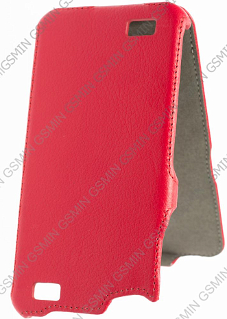 Кожаный чехол для Explay Diamond Armor Case (Красный)