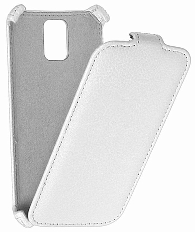 Кожаный чехол для Samsung Galaxy S5 Armor Case (Белый)