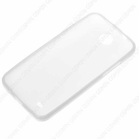 Чехол силиконовый для HTC Desire 300 TPU (Белый)
