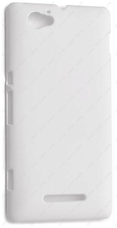 Чехол-накладка для Sony Xperia M / C1904 / C1905 (Белый)