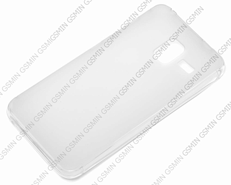 Чехол силиконовый для Lenovo A850 + TPU Прозрачно-Матовый (Прозрачный)