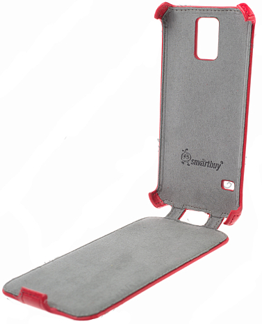 Кожаный чехол для Samsung Galaxy S5 SmartBuy Ultimate Case (Красный)