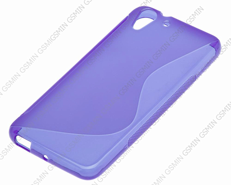 Чехол силиконовый для HTC Desire Eye S-Line TPU (Фиолетовый)