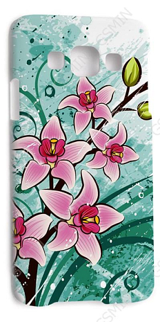 Чехол-накладка для Samsung Galaxy A3 (Белый) (Дизайн 165)